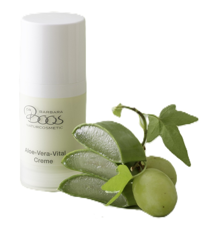Dr. Boos Aloe vera Vital Creme mit frischer Aloe vera und Trauben